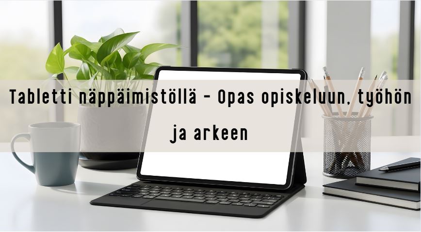 tabletti näppäimistöllä