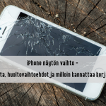 iphone näytön vaihto