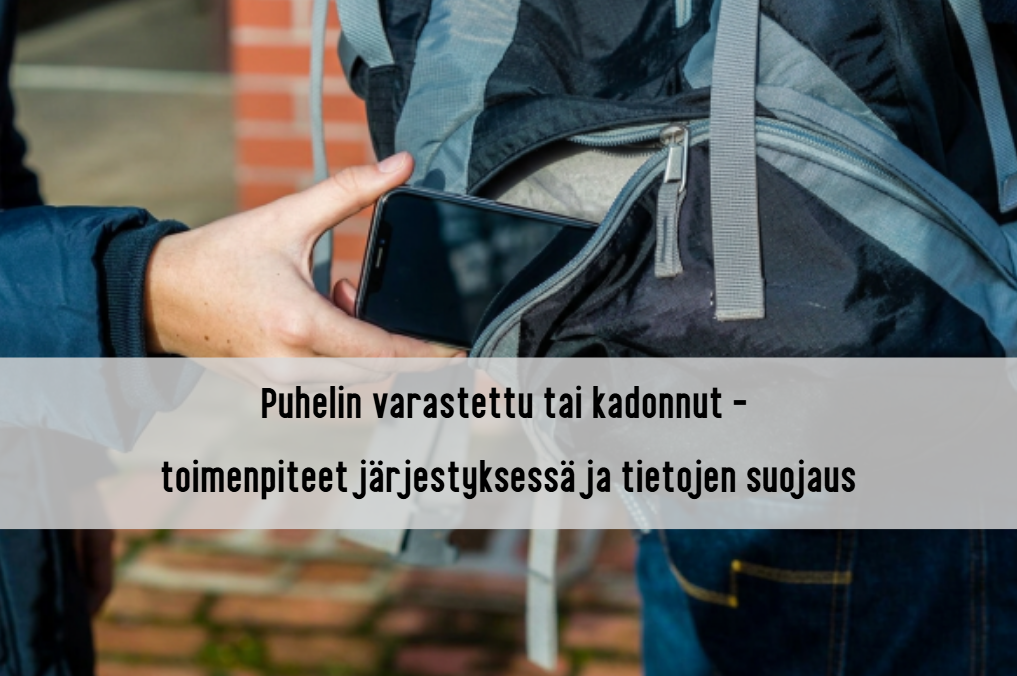puhelin varastettu